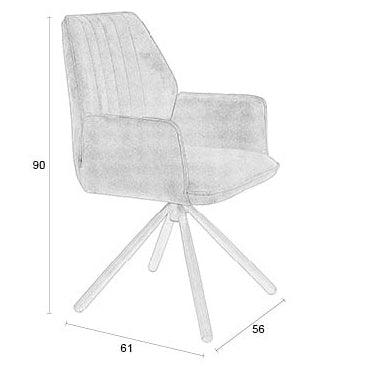 Jamie Velvet Armchair (2/Set) - WOO .Design