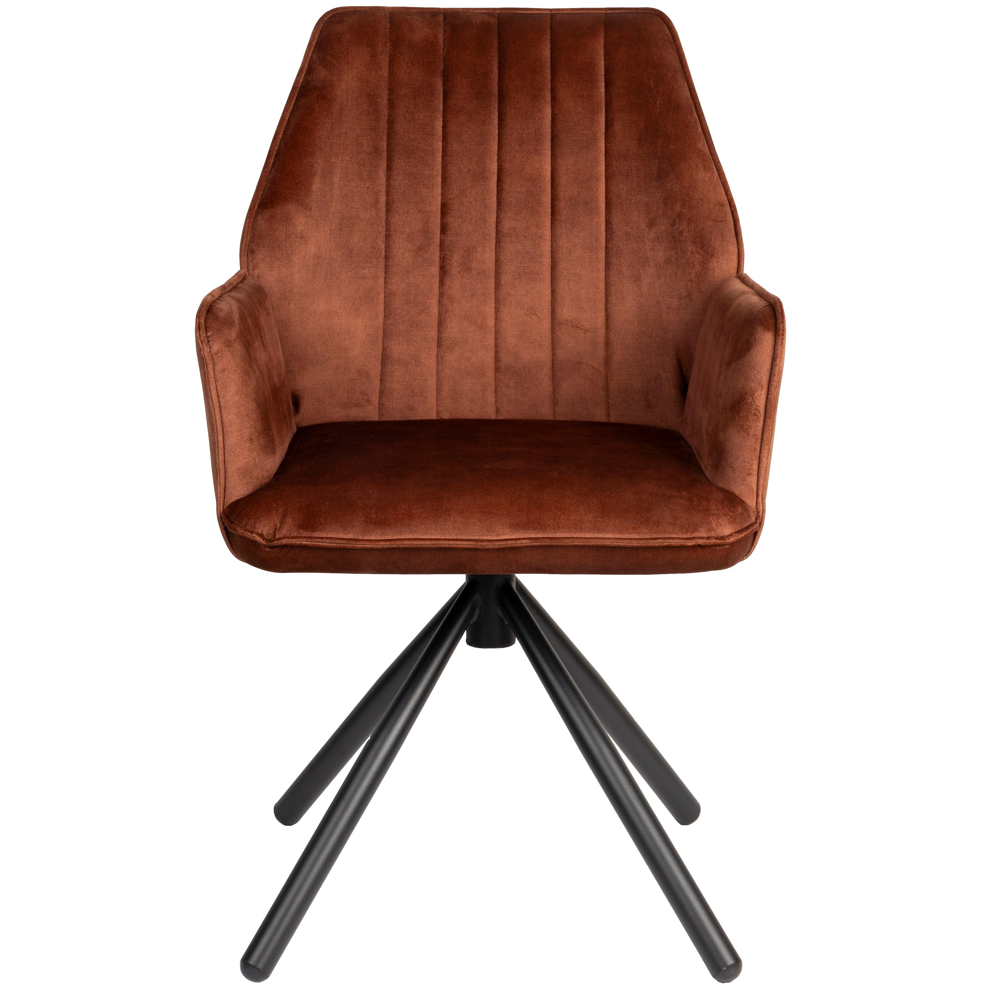 Jamie Velvet Armchair (2/Set) - WOO .Design