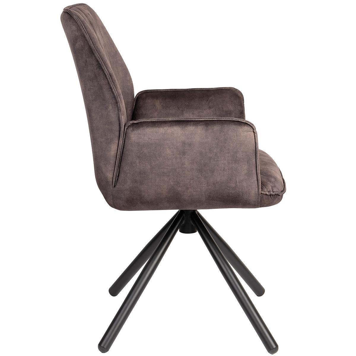 Jamie Velvet Armchair (2/Set) - WOO .Design