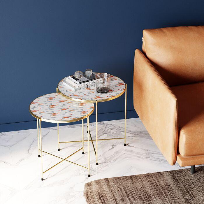 Priya Side Table (2/Set) - WOO .Design
