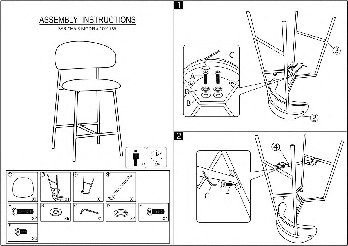 Claes Counter Stool