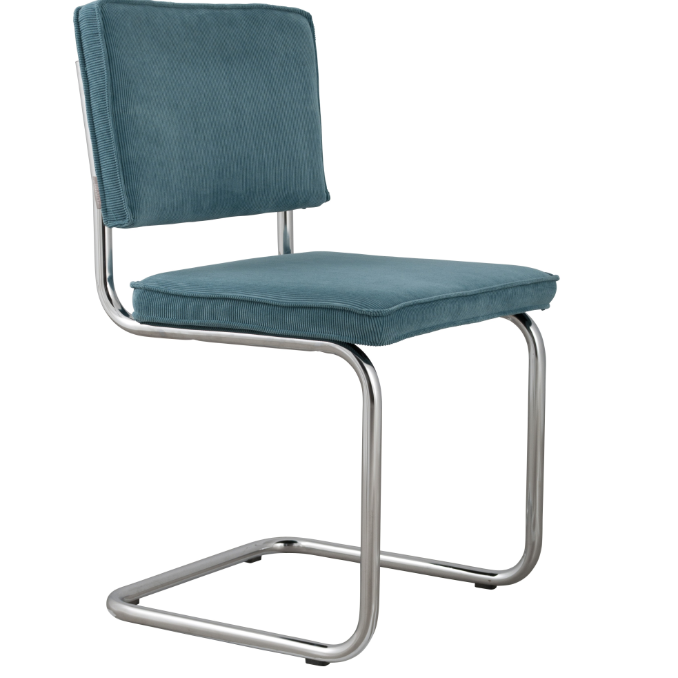 Ridge Rib Blue Chair (Floor Model)