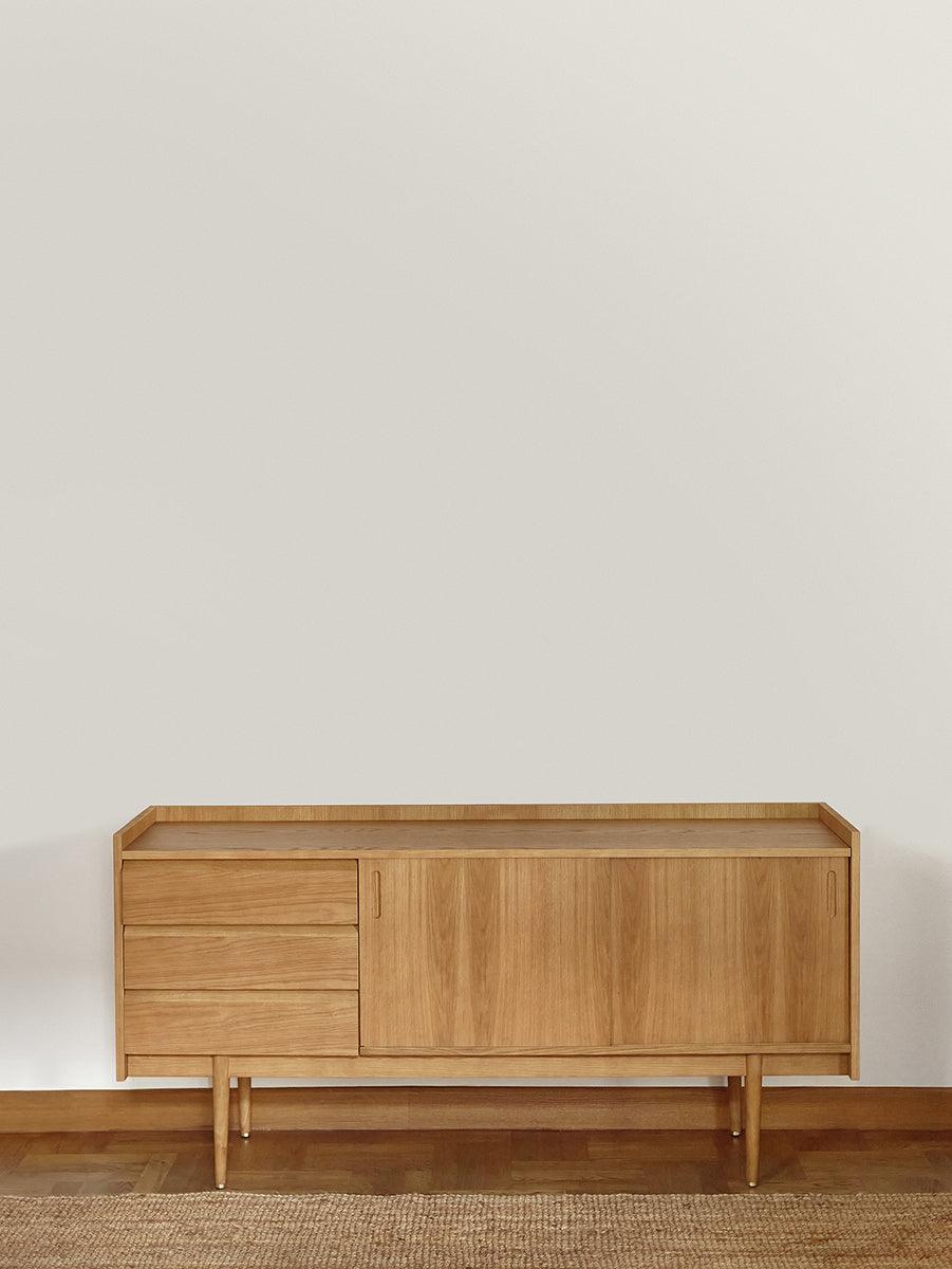 1050 Oak Wood Long Sideboard - WOO .Design