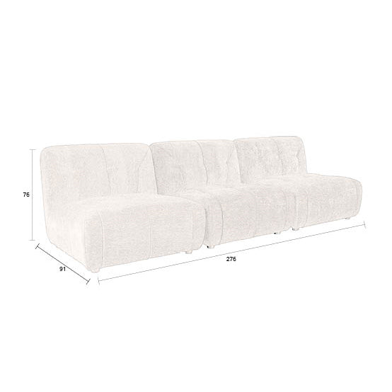 Giada Velvet 3 Seater Sofa