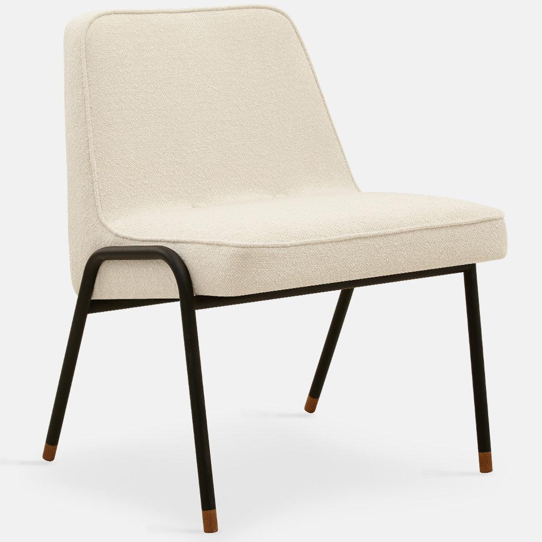 366 Club Boucle/Metal Chair - WOO .Design