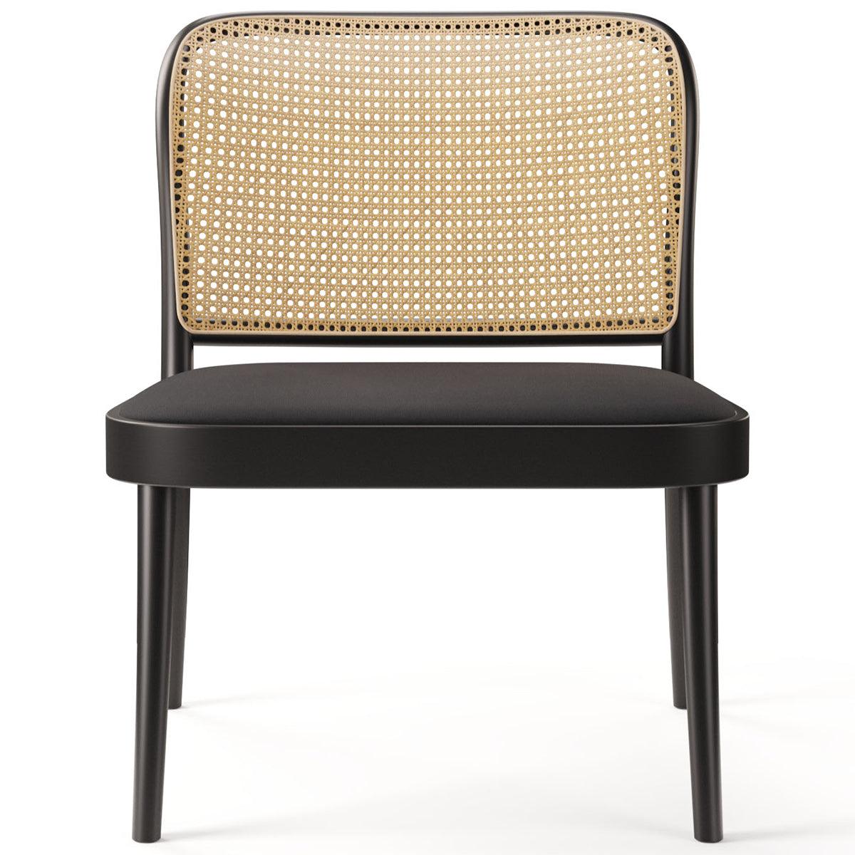 811 Upholstered/Cane Lounge Chair - WOO .Design