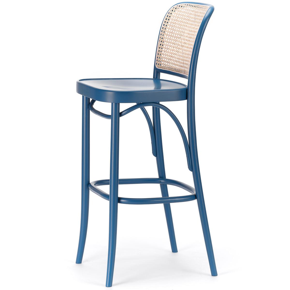 811 Wood Seat Cane/Mesh Back Barstool - WOO .Design