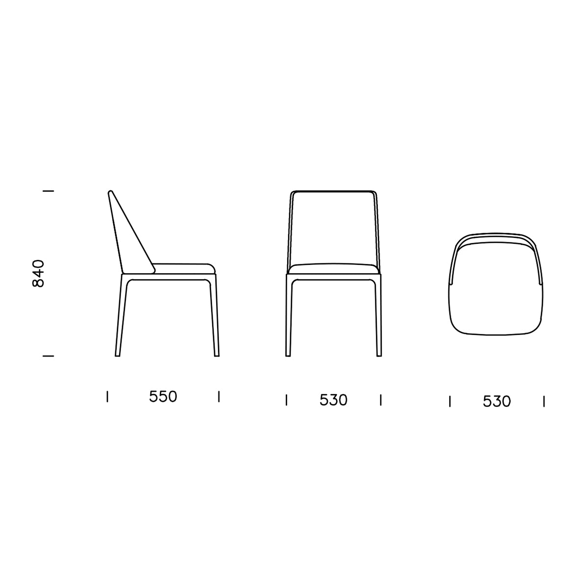 April I Chair (2/Set)