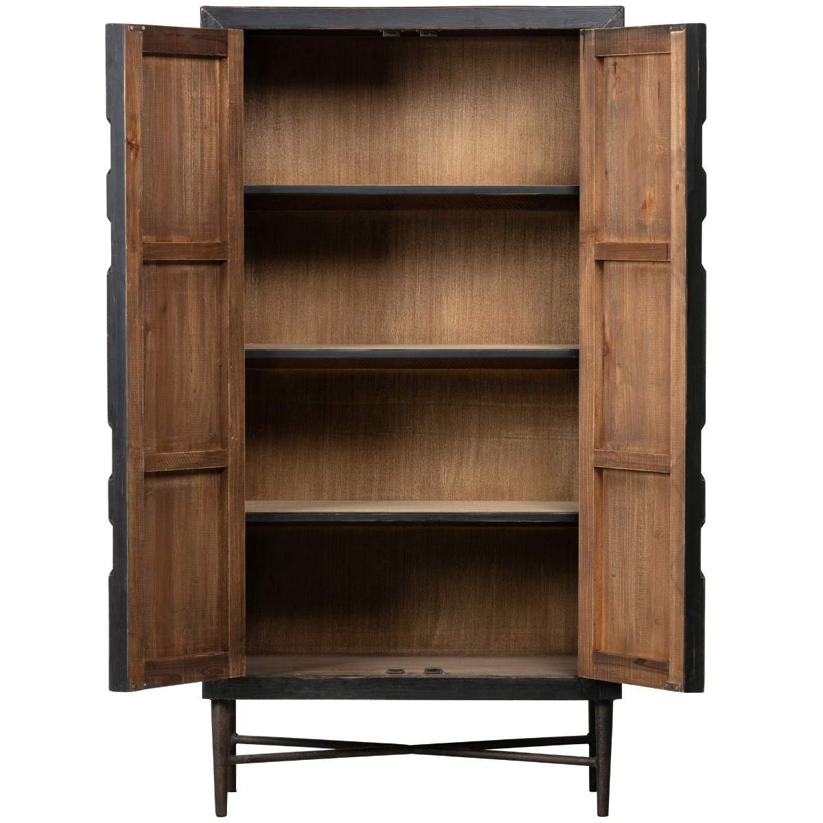 Bequest Black Wood Cabinet