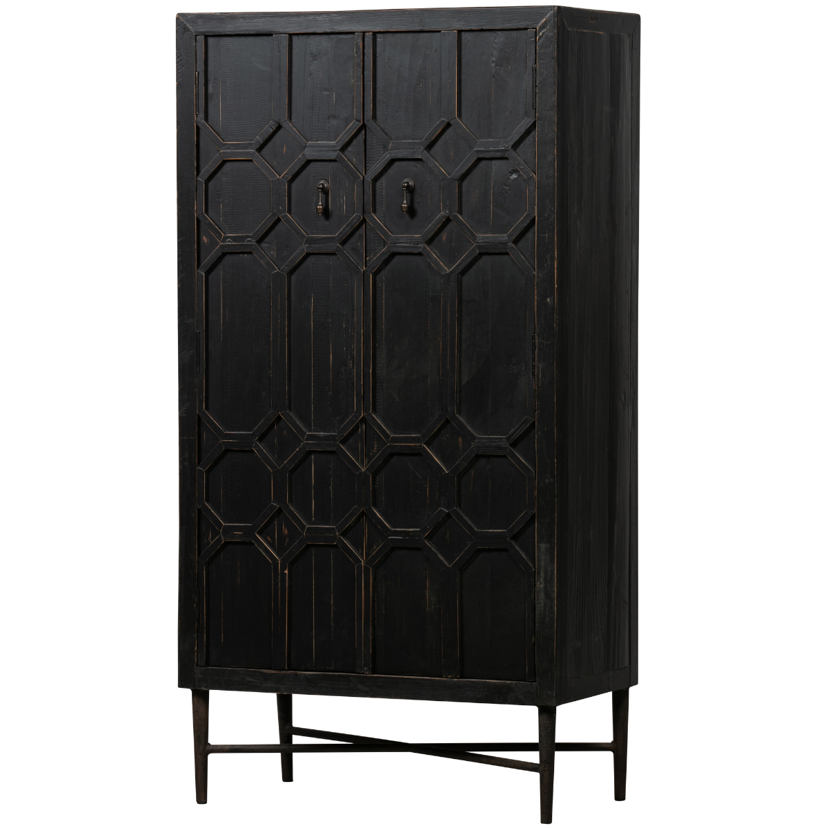 Bequest Black Wood Cabinet