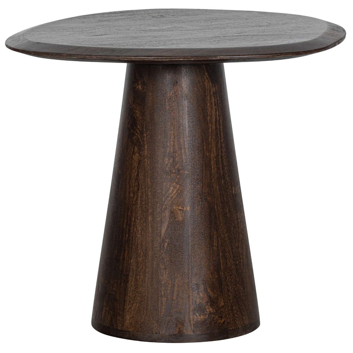 Posture Walnut Wood Side Table