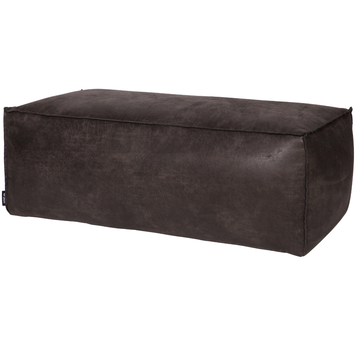 Rodeo Leather Pouf
