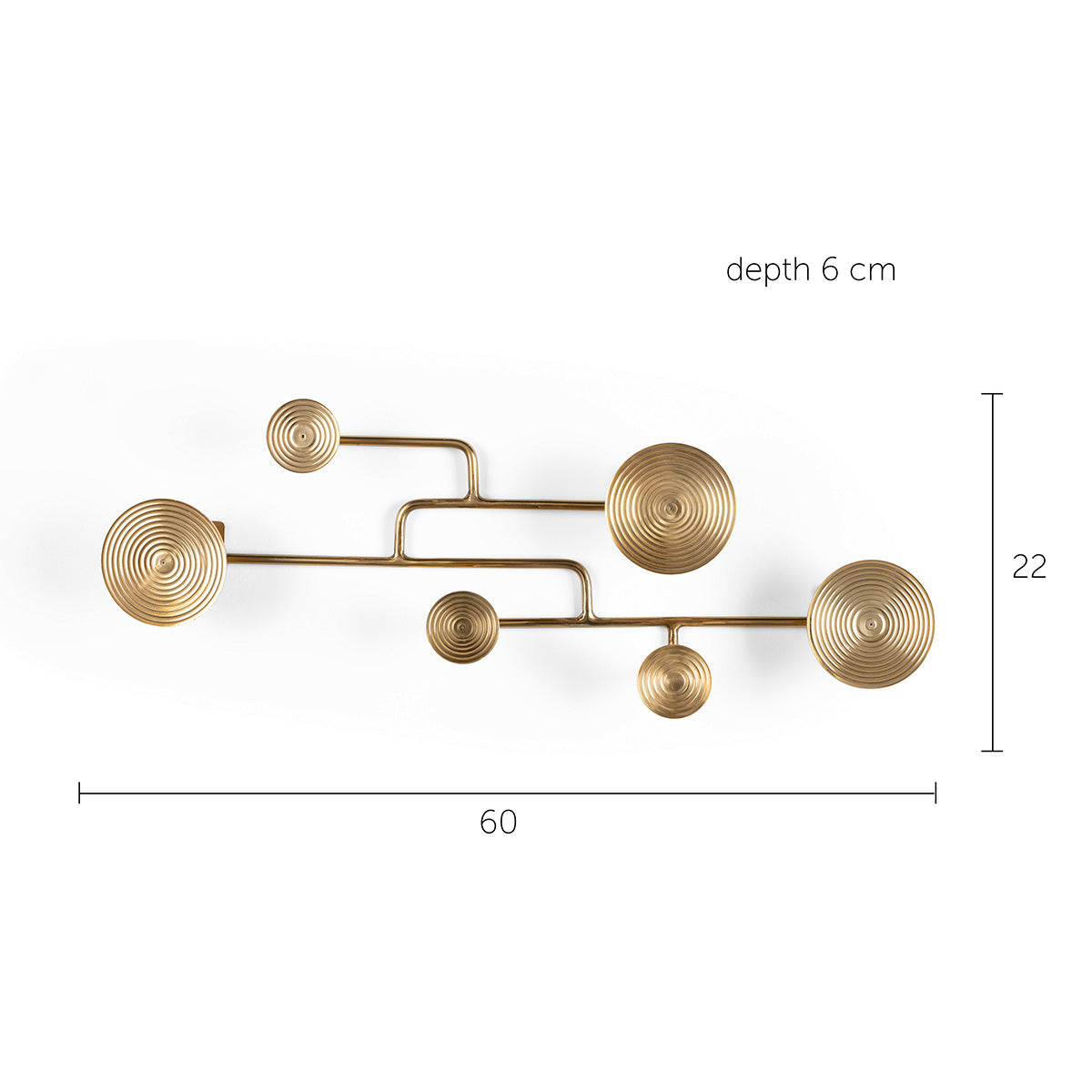 Hypnotising Wall Coat Rack