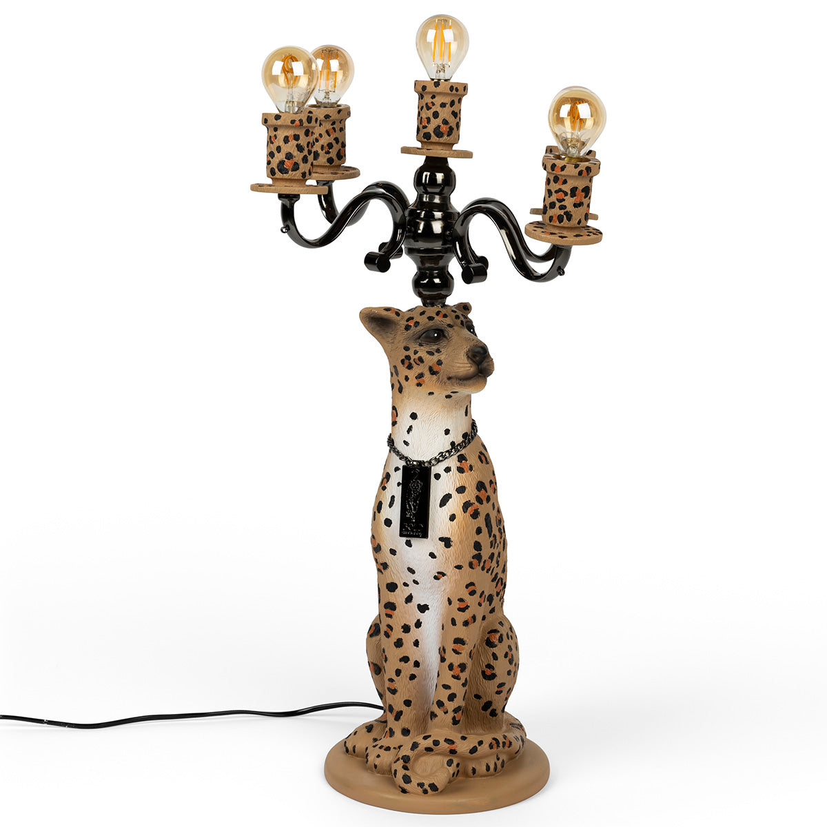 Proudly Crowned Panther Floor Lamp