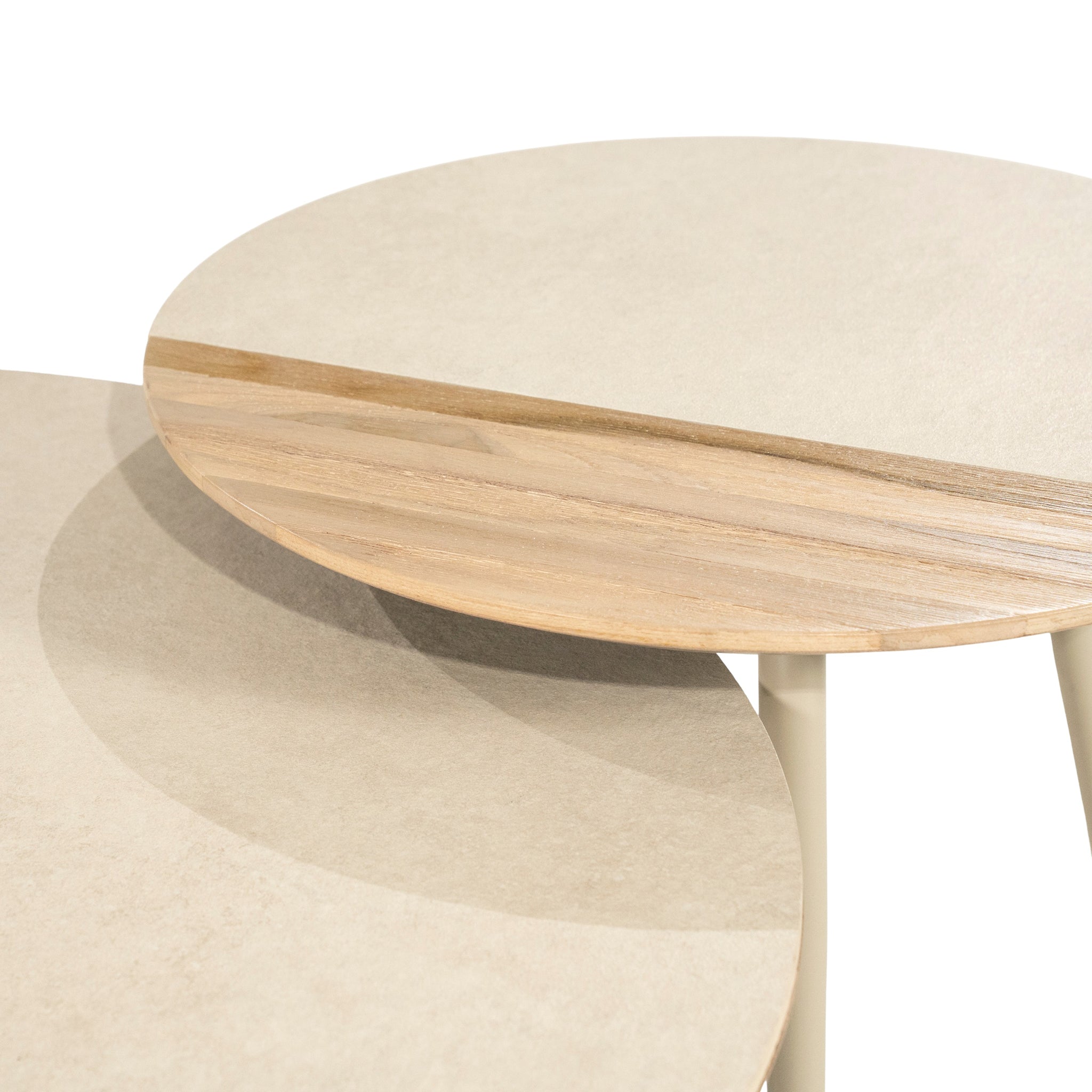 Diago Natural Coffee Table (2/Set)