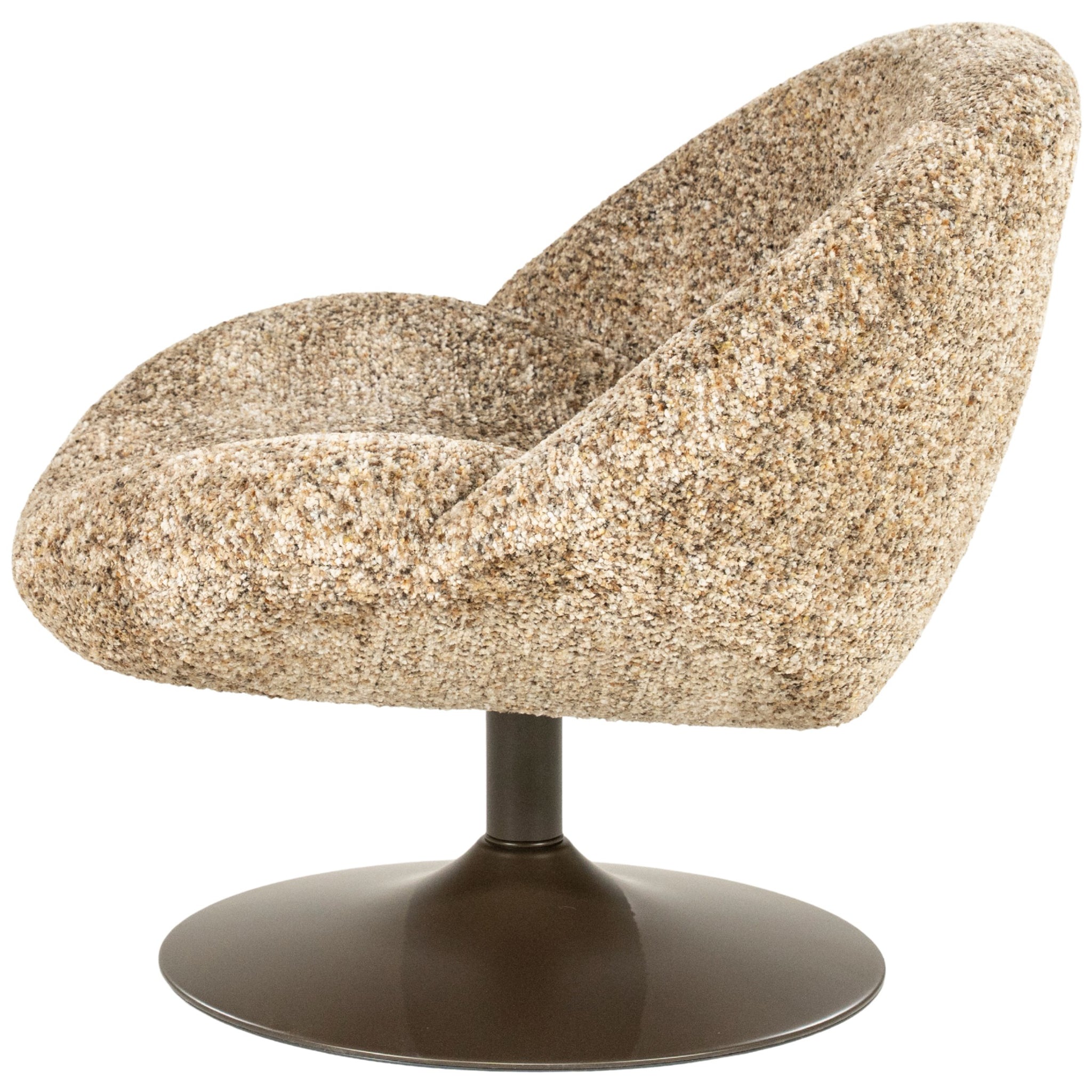 Ducky Taupe Plush Lounge Chair