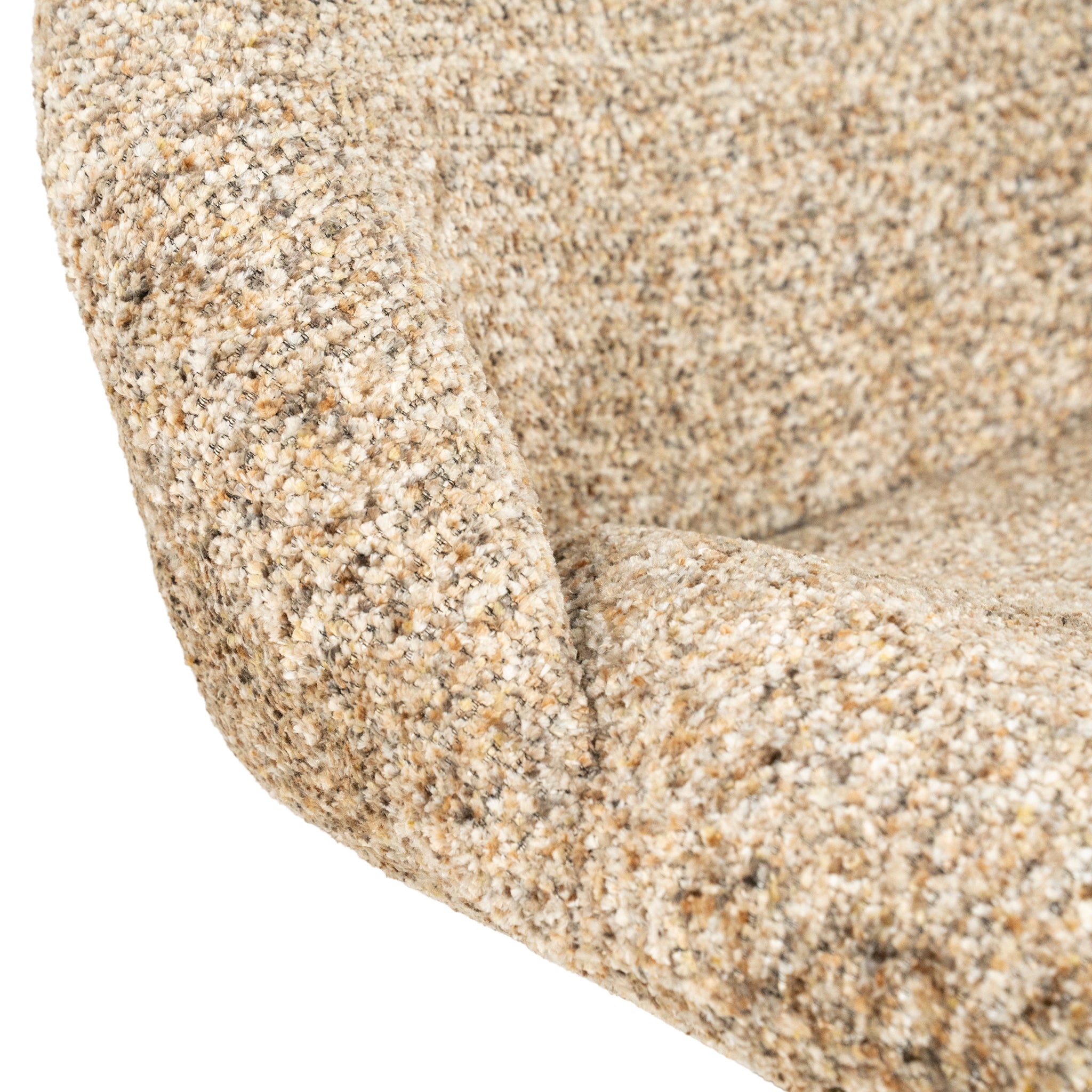 Ducky Taupe Plush Lounge Chair