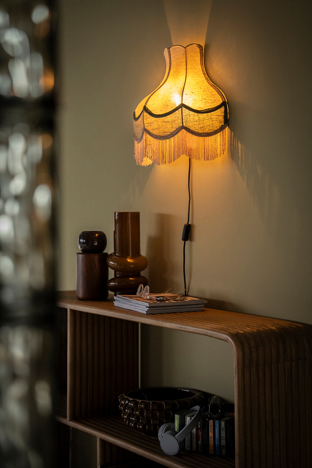Fringaloo Green Wall Lamp