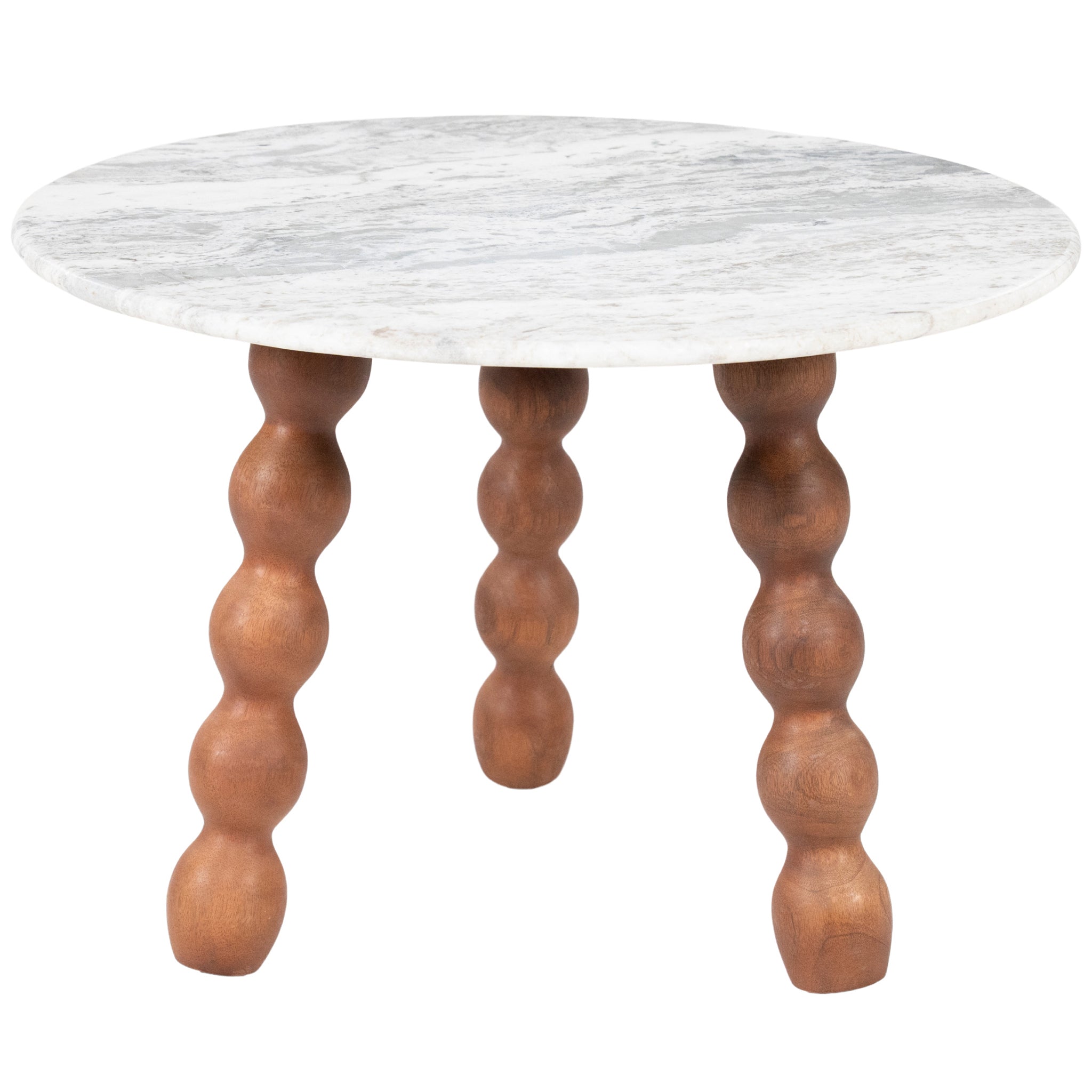 Nelo Marble/Mango Wood Coffee Table