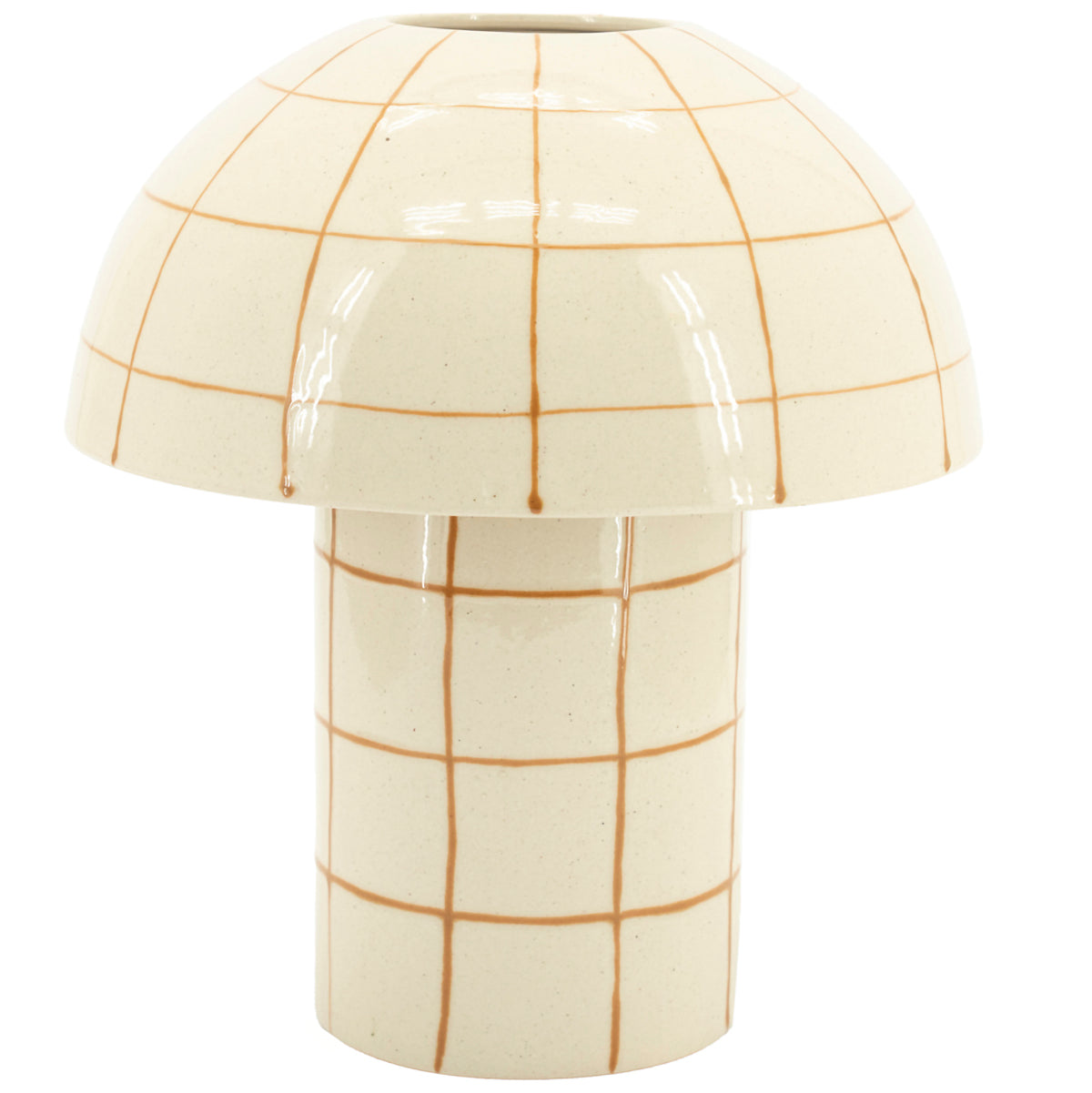 Trazo Beige Small Table Lamp
