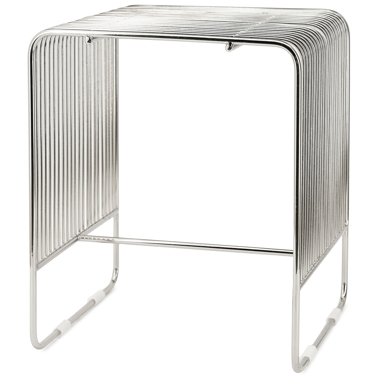 Wireworks Silver Stool