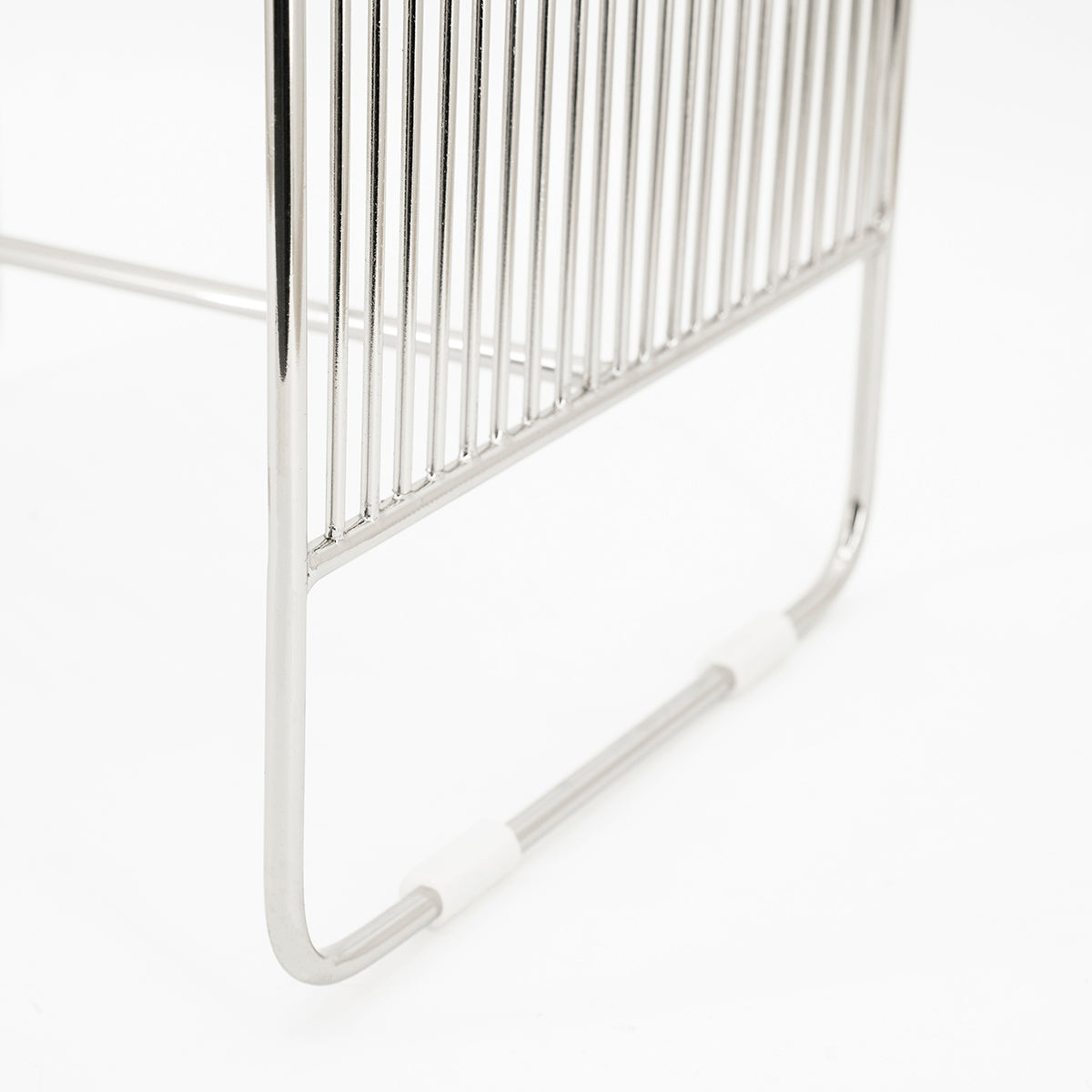 Wireworks Silver Stool