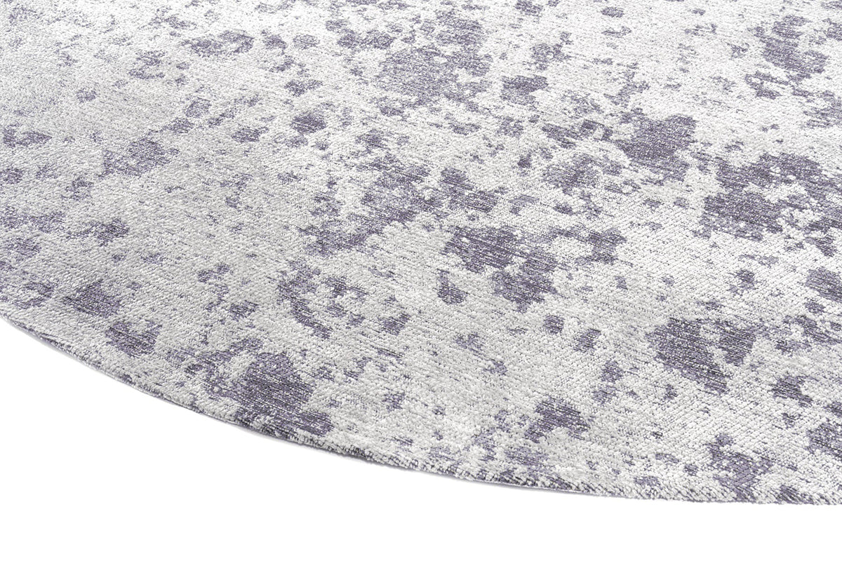 Moon Light Gray Round Carpet