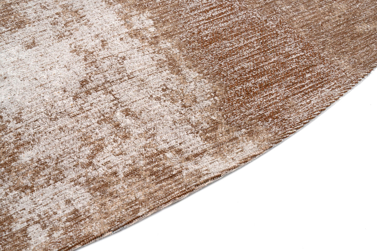 Rust Copper Round Carpet