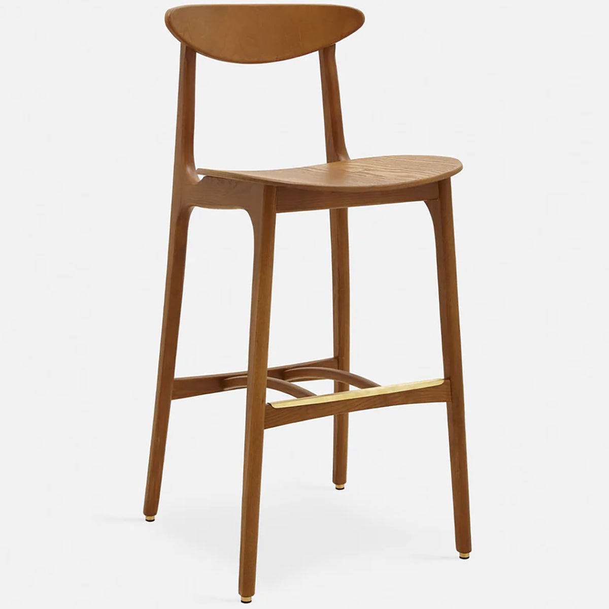 200-190 S/75 Timber Mid-Century Design Barstool - WOO .Design