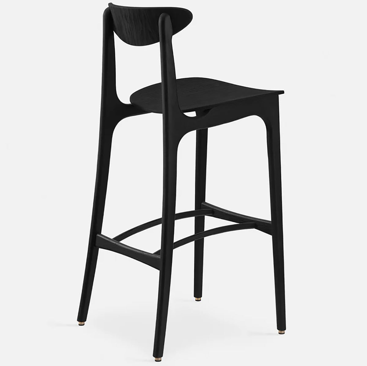 200-190 S/75 Timber Mid-Century Design Barstool - WOO .Design