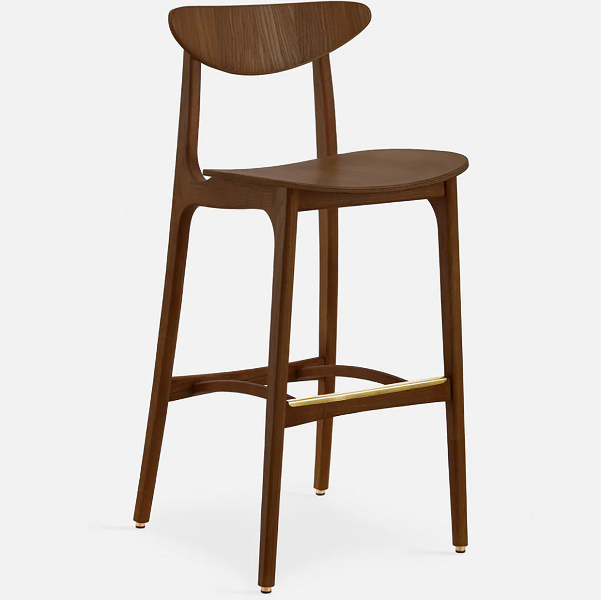 200-190 S/75 Timber Mid-Century Design Barstool - WOO .Design