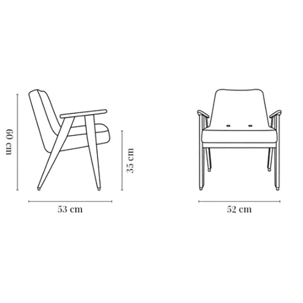 366 Junior Mid-Century Design Armchair - WOO .Design