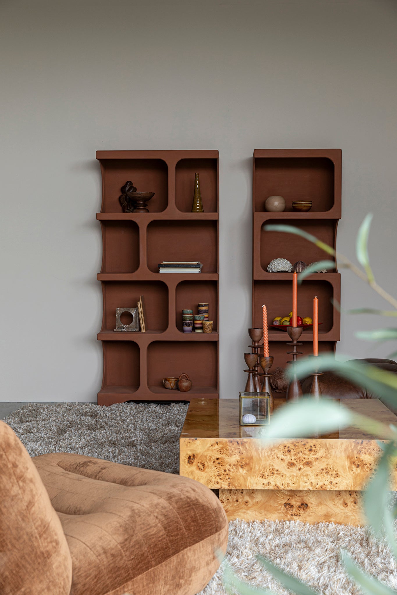 Dundee Terracotta Slim Shelf