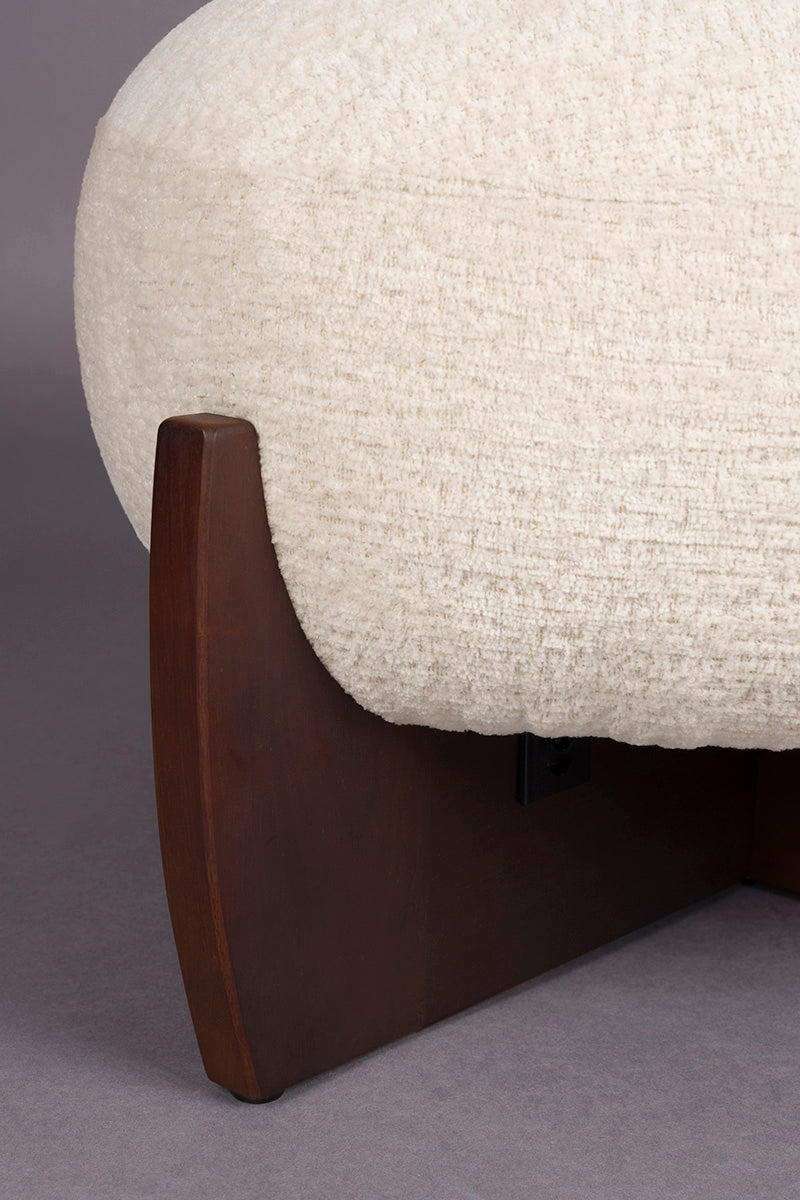 Emilius Beige Pouf