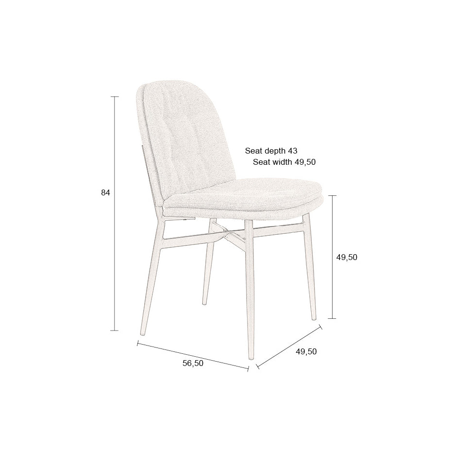 Jade Beige Chair (2/Set)