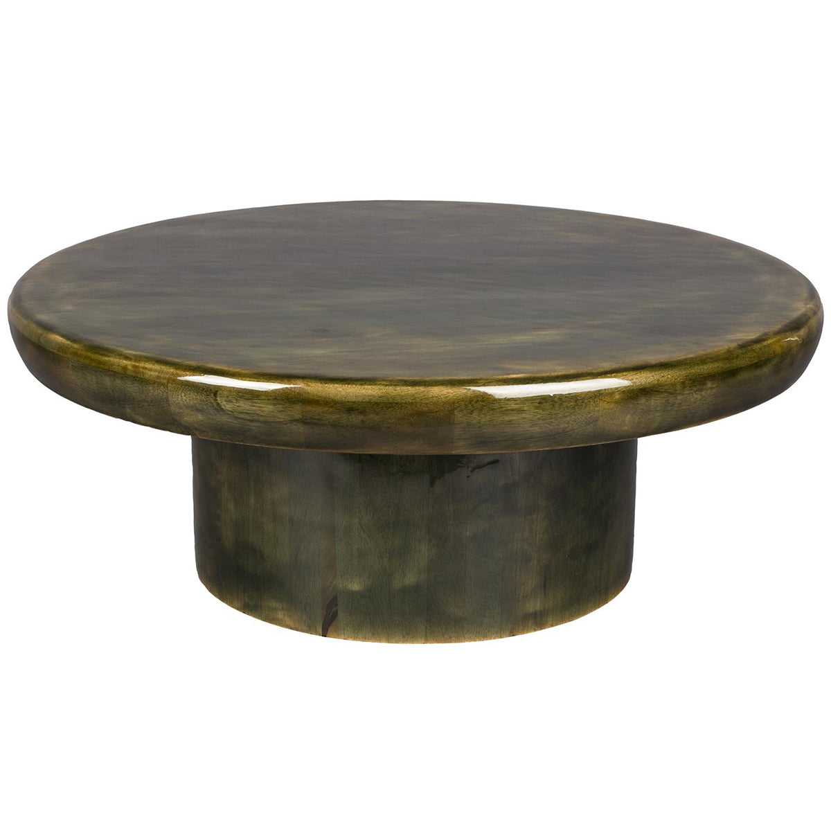 Mush Green Mango Wood Coffee Table