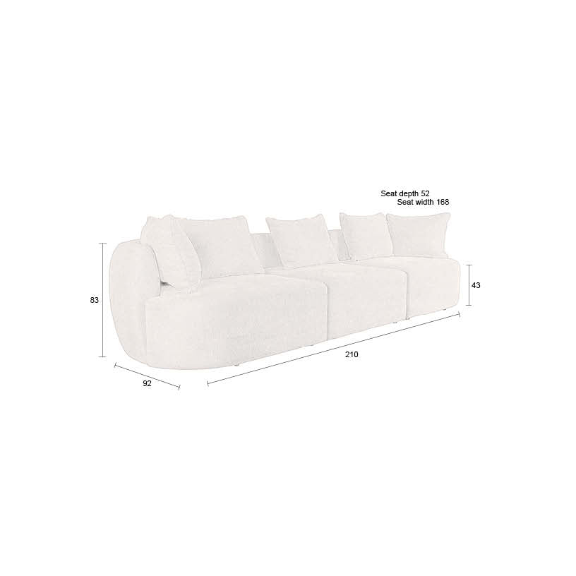 Rocca 4.5 Seater Sofa