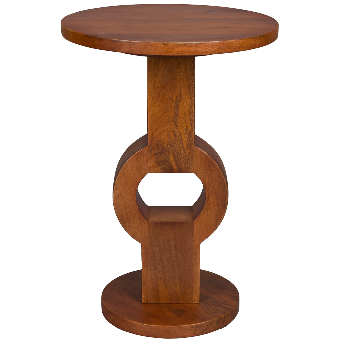 Tondo Brown Mango Wood Side Table