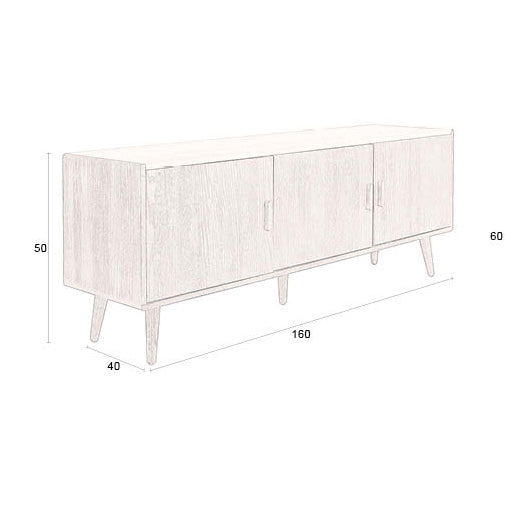 Arda Walnut Sideboard