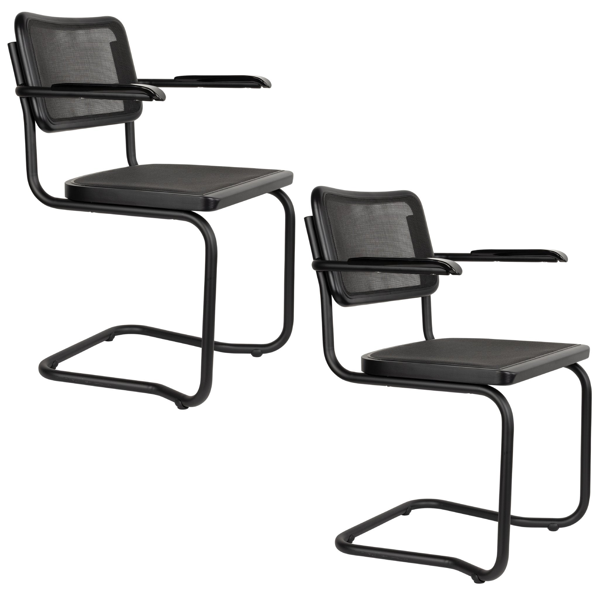 Carree Black Armchair