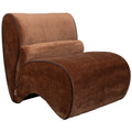 Donna Dark Brown Lounge Chair