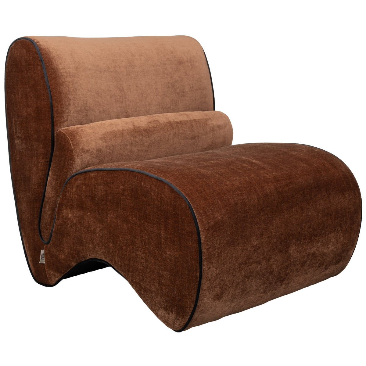 Donna Dark Brown Lounge Chair