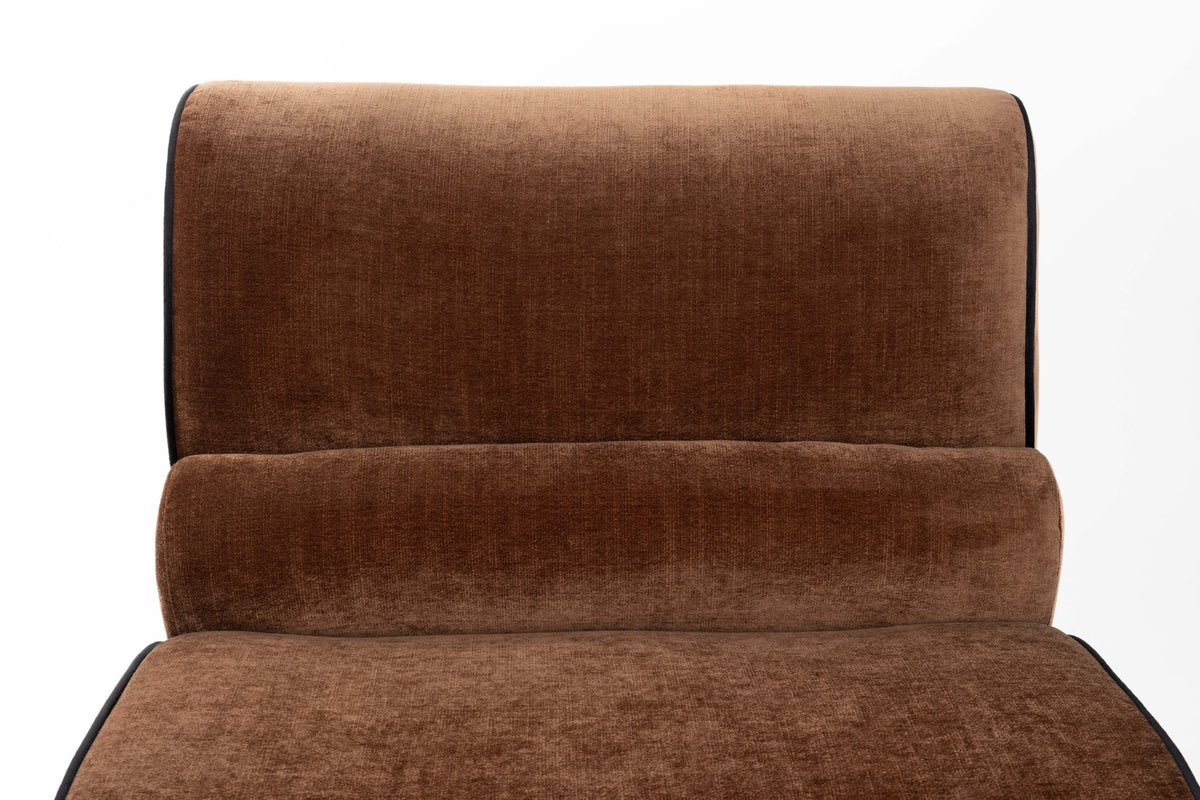 Donna Dark Brown Lounge Chair