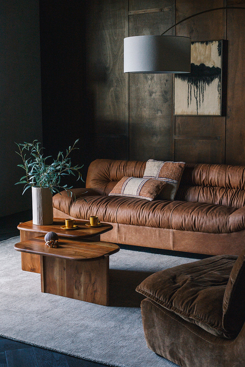 Douglas Wax Leather Sofa