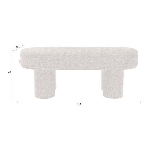 Fern Boucle Bench