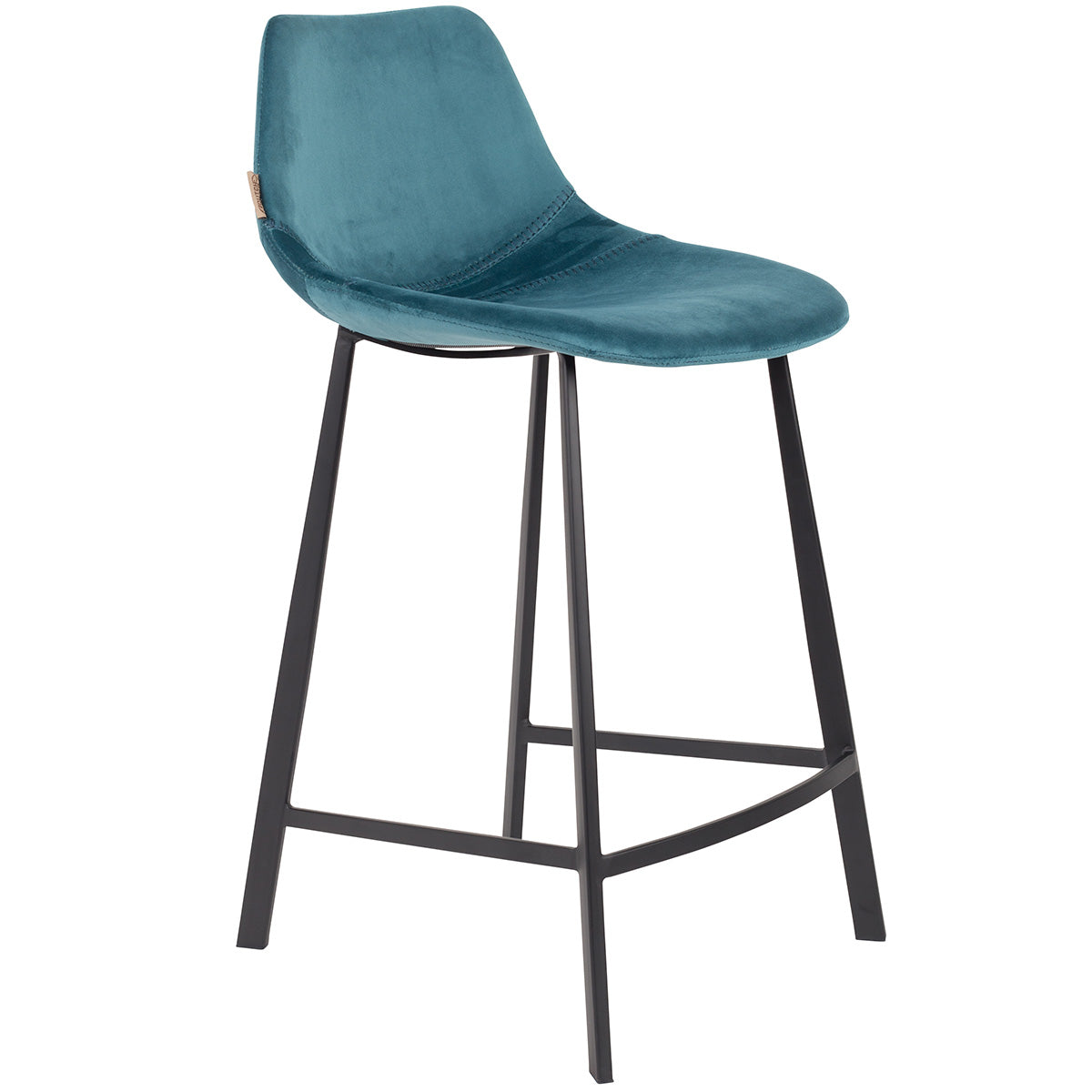 Franky Velvet Counter Stool