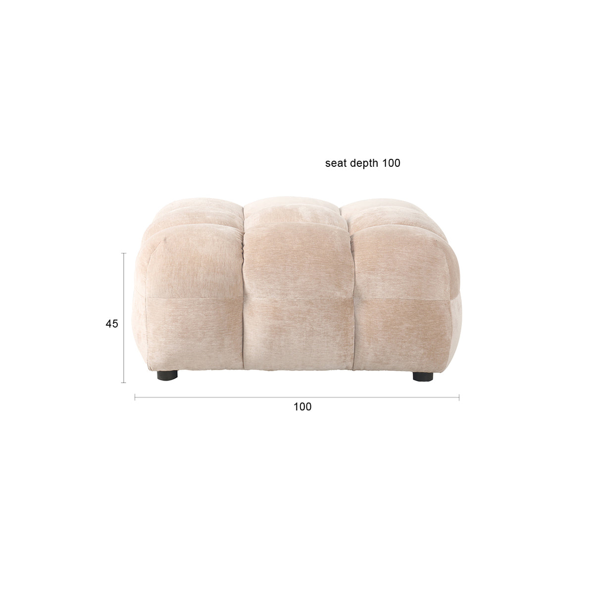 Hackman Velours Hocker