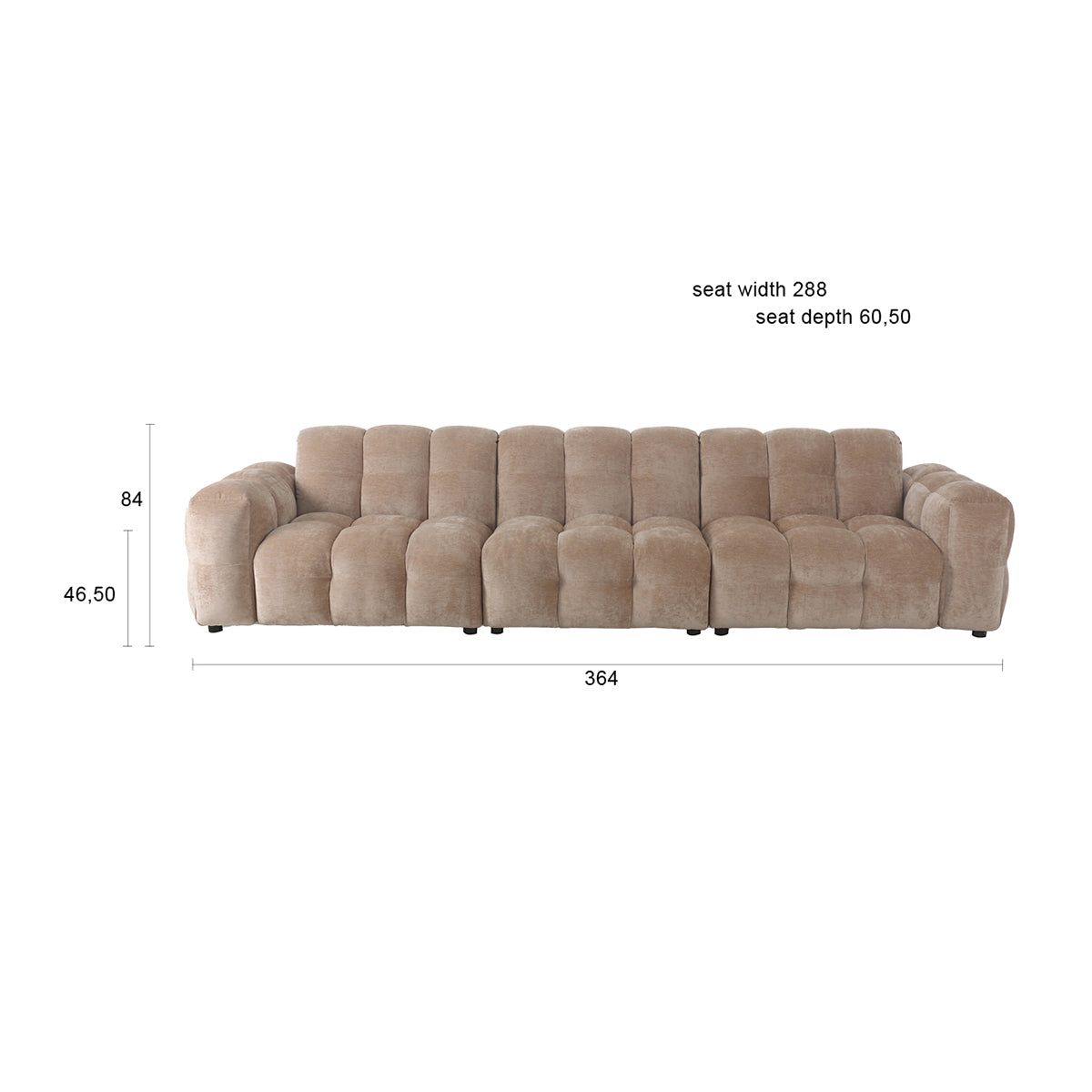 Hackman Velours Sofa