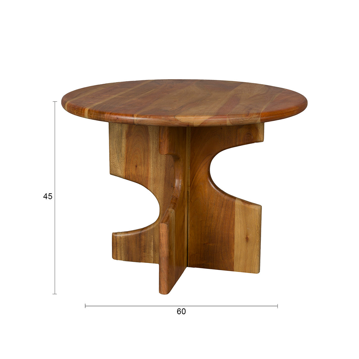 Morgan Acacia Wood Side Table