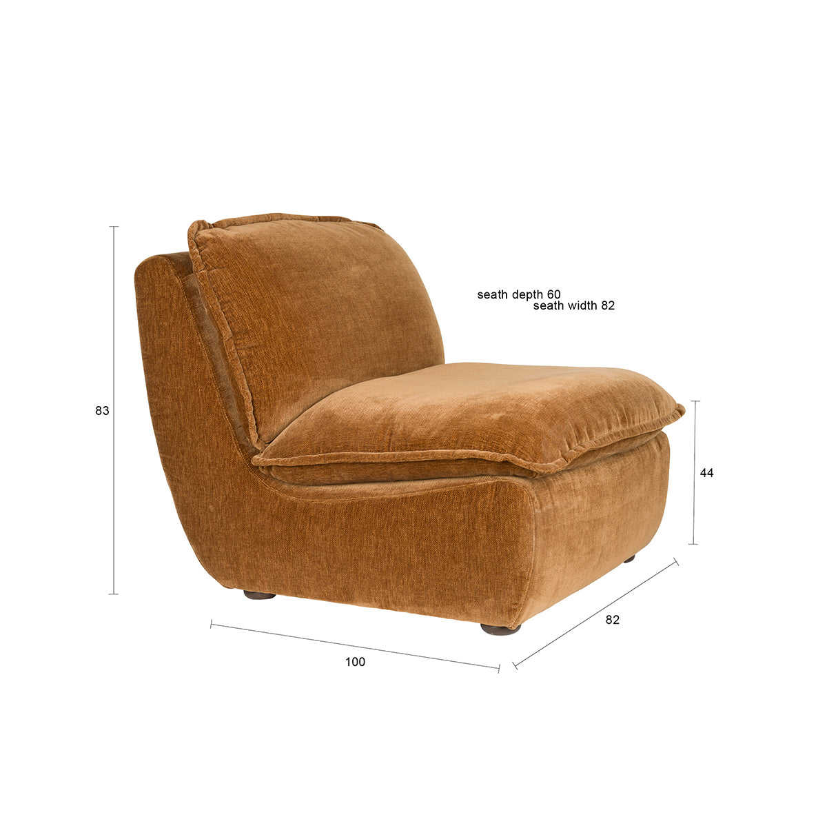 Radley Velvet Lounge Chair